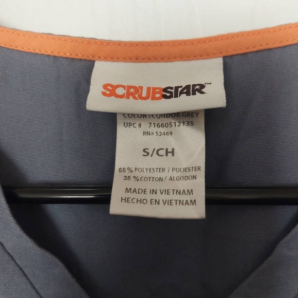 Women's ScrubStar Scrub Top Size Small - Picture 8 of 10